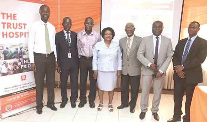 Management of the hospital in a group photograph after the launch Management of the hospital in a group photograph after the launch